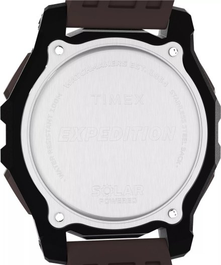 Timex Expedition Ridge Solar Chronograph TW4B33800 Zegarek męski sportowy czarny z paskiem