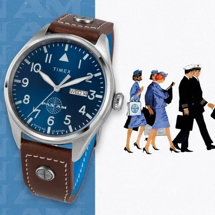 Timex X Pan Am Day-Date TWG030100 Zegarek męski na pasku