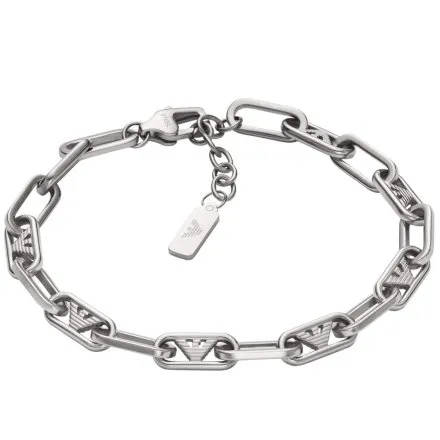 Emporio Armani Eagle Logo bransoletka męska stalowa EGS3249040