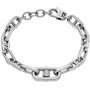 Fossil Knox bransoletka stalowa srebrna JF04883040