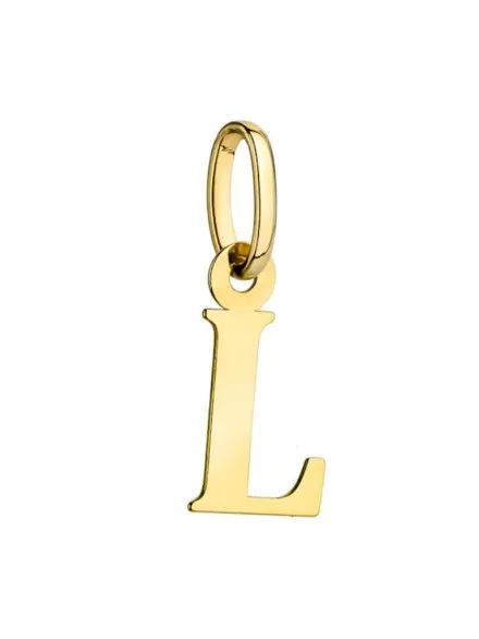 Zawieszka złota literka L • Złoto 585 0.19 g