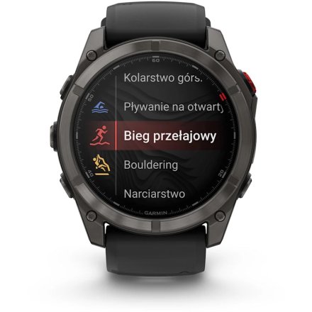 Zegarek Garmin Fenix 8 PRO 51mm AMOLED LTE Czarny Tytanowy 010-03199-01