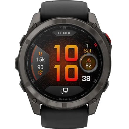 Zegarek Garmin Fenix 8 PRO 51mm AMOLED LTE Czarny Tytanowy 010-03199-01