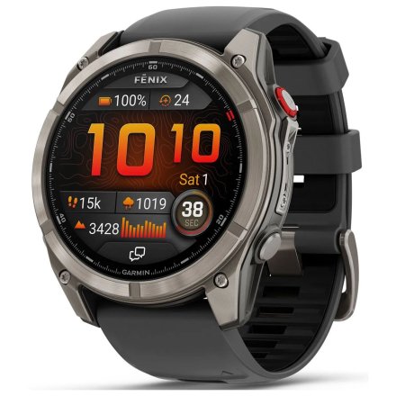 Zegarek Garmin Fenix 8 PRO 51mm AMOLED LTE Tytanowy 010-03199-11