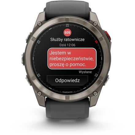 Zegarek Garmin Fenix 8 PRO 51mm AMOLED LTE Tytanowy 010-03199-11
