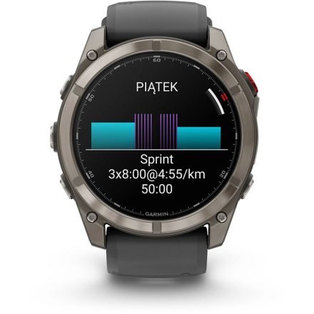 Zegarek Garmin Fenix 8 PRO 51mm AMOLED LTE Tytanowy 010-03199-11