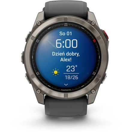 Zegarek Garmin Fenix 8 PRO 51mm AMOLED LTE Tytanowy 010-03199-11