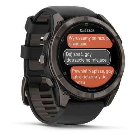 Zegarek Garmin Fenix 8 PRO 47mm AMOLED LTE Czarny Tytanowy 010-03198-01
