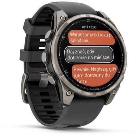 Zegarek Garmin Fenix 8 PRO 47mm AMOLED LTE Tytanowy 010-03198-11