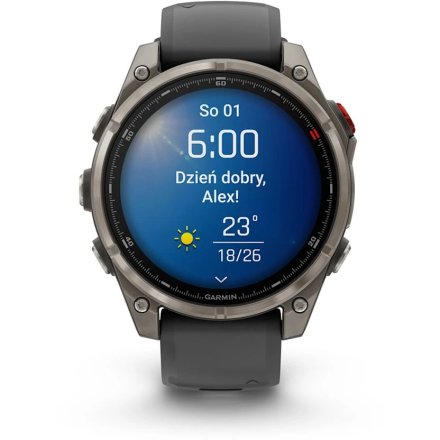 Zegarek Garmin Fenix 8 PRO 47mm AMOLED LTE Tytanowy 010-03198-11