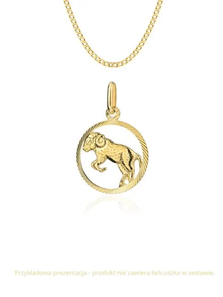 Zawieszka złota znak zodiaku BARAN • Złoto 585 0.72 g
