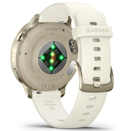 Smartwatch Garmin Venu 4 41 mm złoty damski zegarek sportowy 010-03013-00