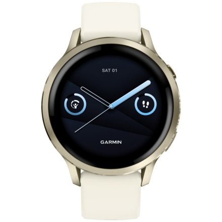 Smartwatch Garmin Venu 4 41 mm złoty damski zegarek sportowy 010-03013-00