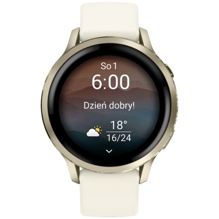 Smartwatch Garmin Venu 4 41 mm złoty damski zegarek sportowy 010-03013-00