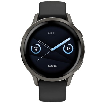 Smartwatch Garmin Venu 4 41 mm czarny damski zegarek sportowy 010-03013-02