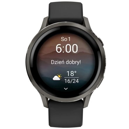 Smartwatch Garmin Venu 4 41 mm czarny damski zegarek sportowy 010-03013-02