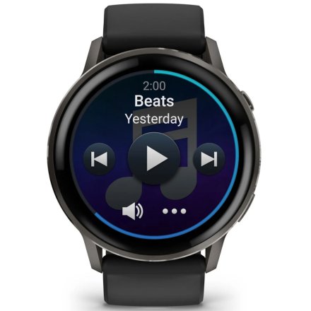 Smartwatch Garmin Venu 4 45 mm czarny zegarek sportowy 010-03014-00