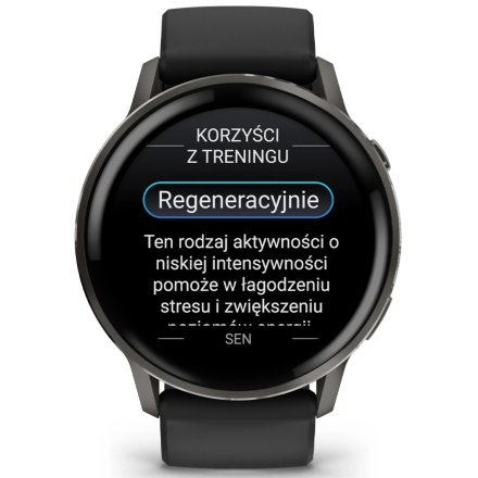 Smartwatch Garmin Venu 4 45 mm czarny zegarek sportowy 010-03014-00
