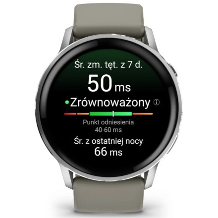 Smartwatch Garmin Venu 4 45 mm srebrny zegarek sportowy 010-03014-01