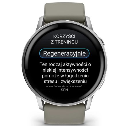 Smartwatch Garmin Venu 4 45 mm srebrny zegarek sportowy 010-03014-01