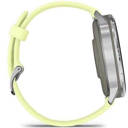 Smartwatch Garmin Venu 4 45 mm srebrno-żółty zegarek sportowy 010-03014-02