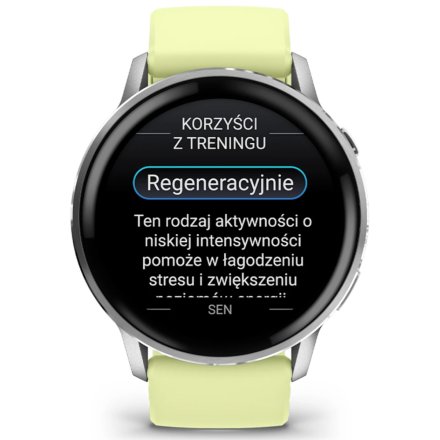 Smartwatch Garmin Venu 4 45 mm srebrno-żółty zegarek sportowy 010-03014-02
