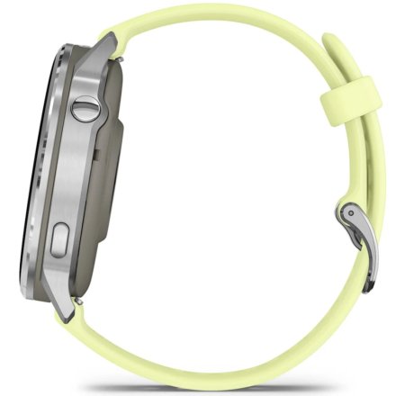 Smartwatch Garmin Venu 4 45 mm srebrno-żółty zegarek sportowy 010-03014-02