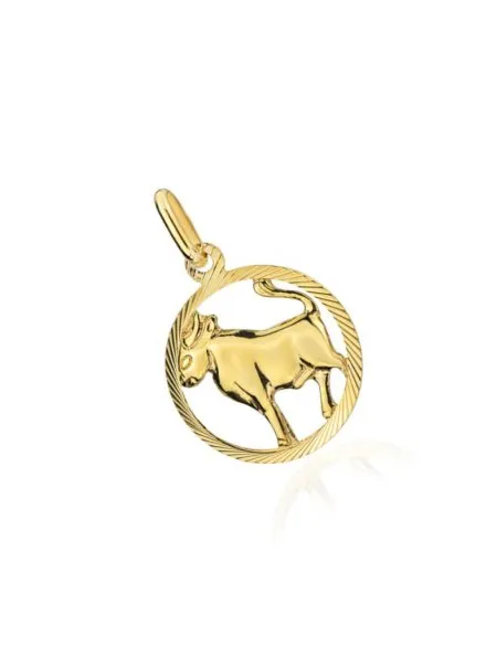 Zawieszka złota znak zodiaku BYK • Złoto 585 0.80 g