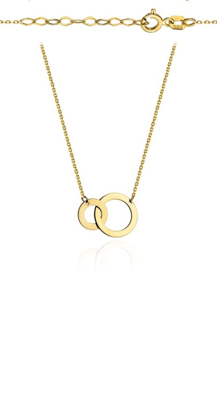 Naszyjnik złoty klanówka super lekka • Złoto 585 0.94 g 