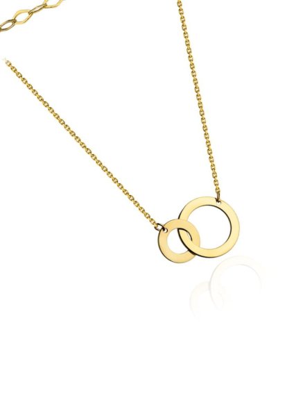 Naszyjnik złoty klanówka super lekka • Złoto 585 0.94 g 