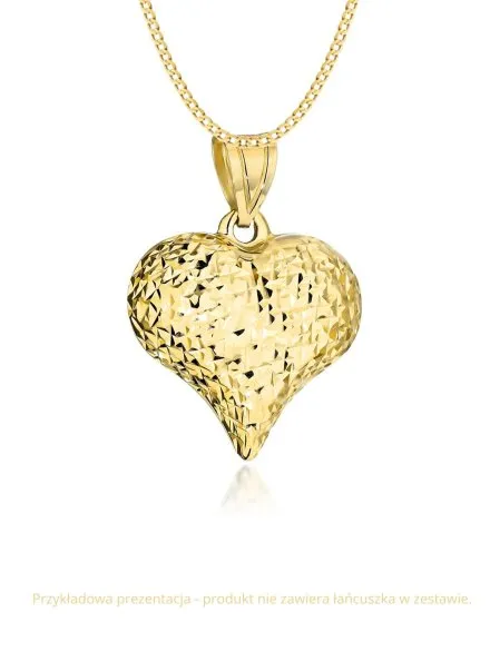 Zawieszka złota diamentowane serce  • Złoto 585 0.91 g