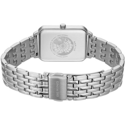 Bering Classic zegarek damski prostokąt srebrny 17423-700