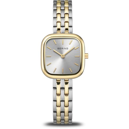 Bering Classic zegarek damski kwadratowy dwukolorowy 17926-714