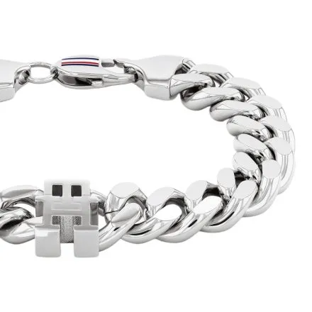 Tommy Hilfiger bransoletka męska srebrna łańcuch 2790664