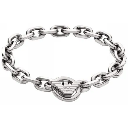 Emporio Armani Eagle Logo bransoletka męska stalowa EGS3236040