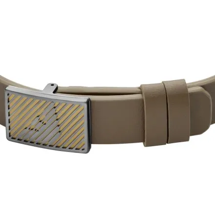 Emporio Armani Eagle Logo bransoletka męska skórzana EGS3240060