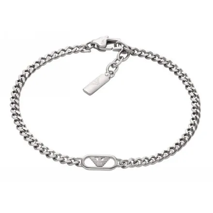 Emporio Armani Eagle Logo bransoletka męska stalowa EGS3247040