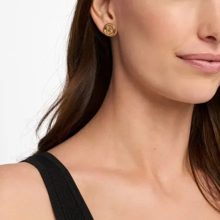 Michael Kors Premium kolczyki damskie złote kółka MKJ8507710