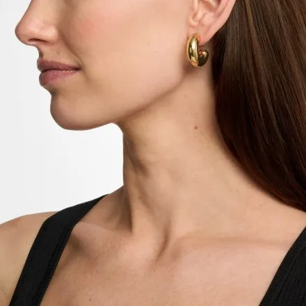 Michael Kors Premium kolczyki damskie złote kółka MKJ8510931