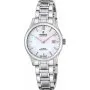 Festina Swiss Made Zegarek damski srebrny z perłową tarczą 20068/2