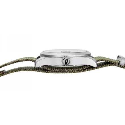 Festina Field Swiss Made Zegarek Męski srebrny z zielonym paskiem 20082/2