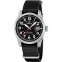 Festina Field Swiss Made Zegarek Męski srebrny z czarnym paskiem 20082/3