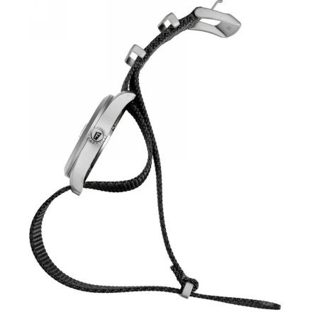 Festina Field Swiss Made Zegarek Męski srebrny z czarnym paskiem 20082/3