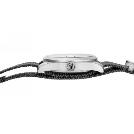 Festina Field Swiss Made Zegarek Męski srebrny z czarnym paskiem 20082/3