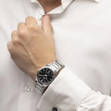 Festina Swiss Made Automatic Zegarek Męski z czarną tarczą na bransolecie 20083/4