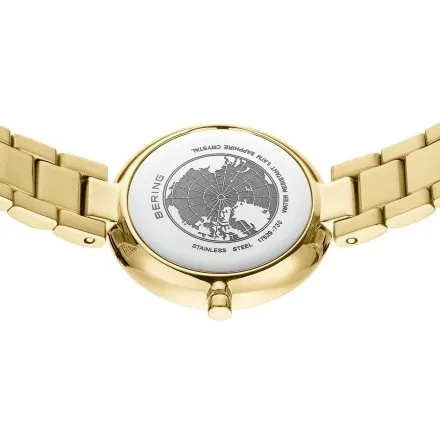 Bering Classic zegarek damski złoty na bransolecie 17529-730