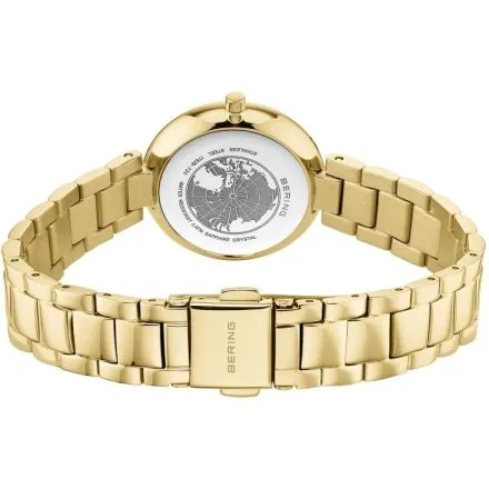 Bering Classic zegarek damski złoty na bransolecie 17529-730