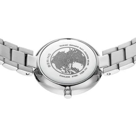 Bering Classic zegarek damski srebrny na bransolecie 17529-700