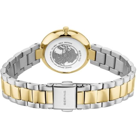 Bering Classic zegarek damski złoto-srebrny na bransolecie 17529-710