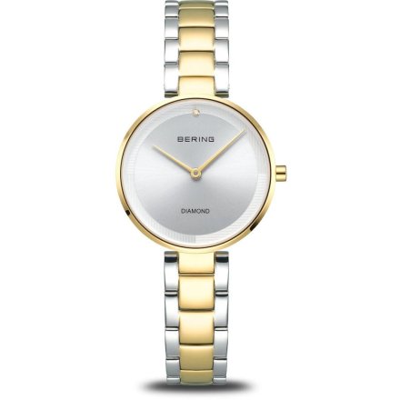 Bering Classic zegarek damski złoto-srebrny na bransolecie 17529-710